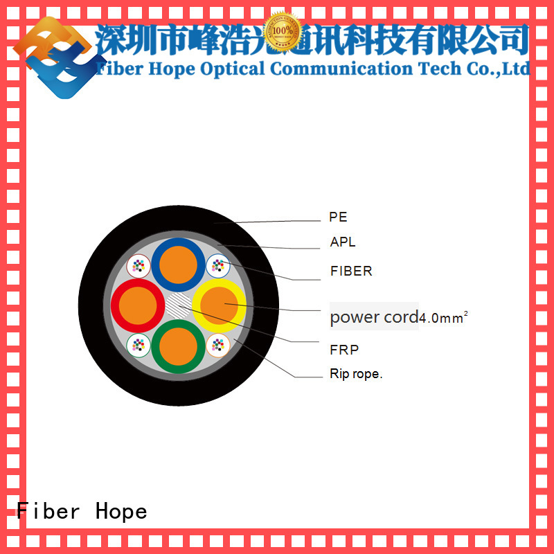 Fiber Hope composite fiber optic cable excelent for communication system