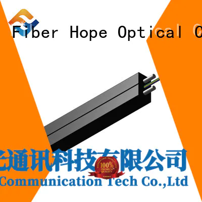 Fiber Hope strong practicability ftth drop cable widely employed for user wiring for FTTH