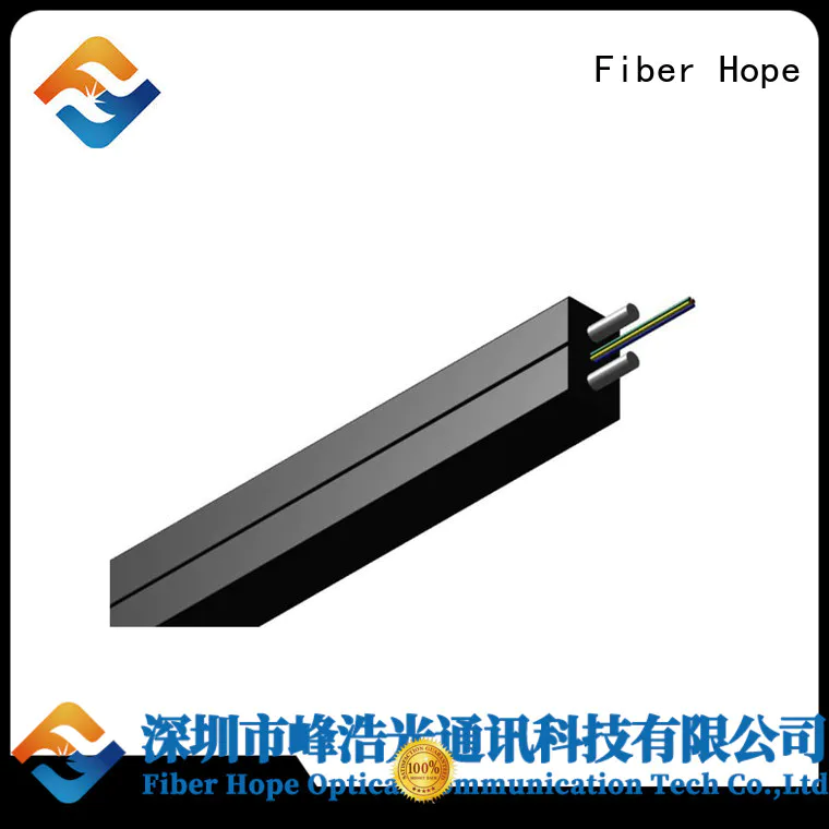 Fiber Hope easy opertaion fiber drop cable applied for network transmission
