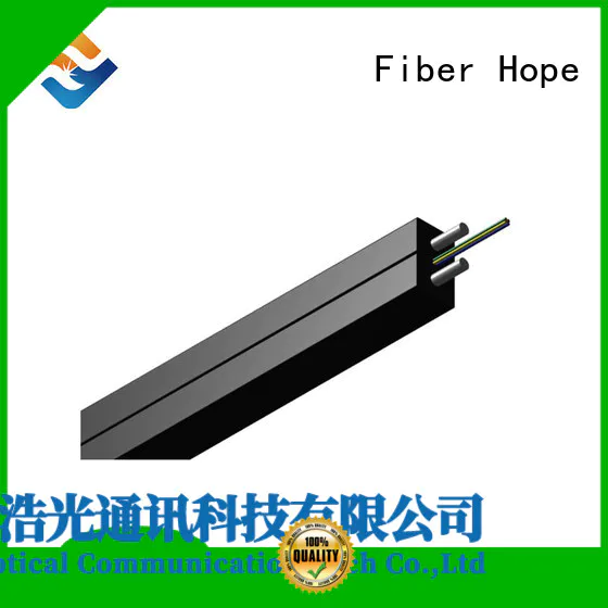 Fiber Hope fiber optic drop cable applied for indoor wiring