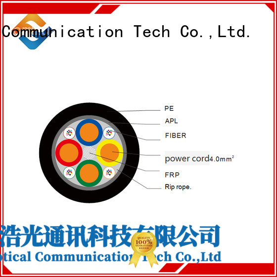 cost saving composite fiber optic cable excelent for communication system
