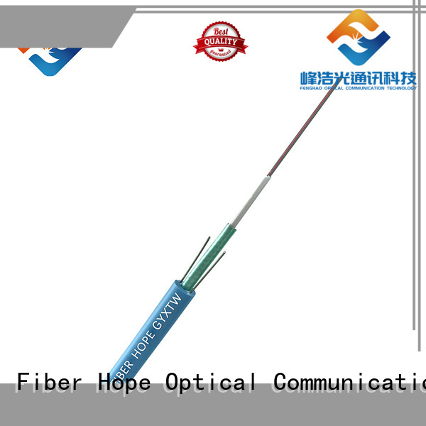 Fiber Hope thick protective layer armored fiber optic cable ideal for outdoor
