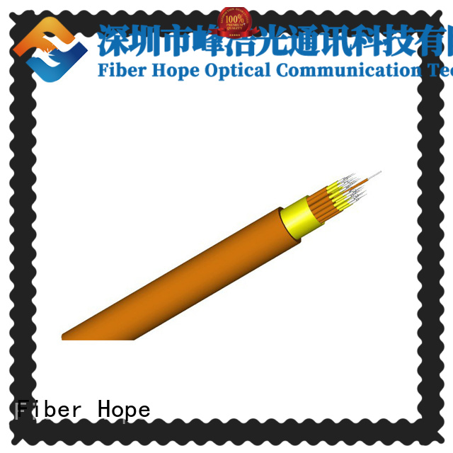clear signal multimode fiber optic cable indoor