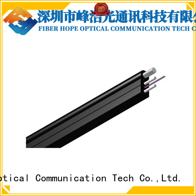 Fiber Hope easy opertaion fiber drop cable with many advantages indoor wiring