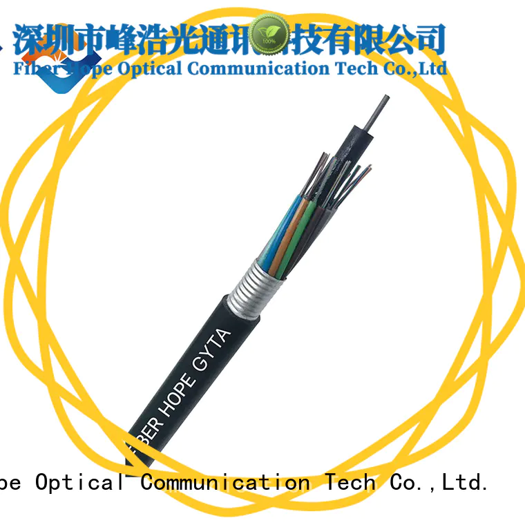 Fiber Hope high tensile strength armoured cable outdoor oustanding for outdoor