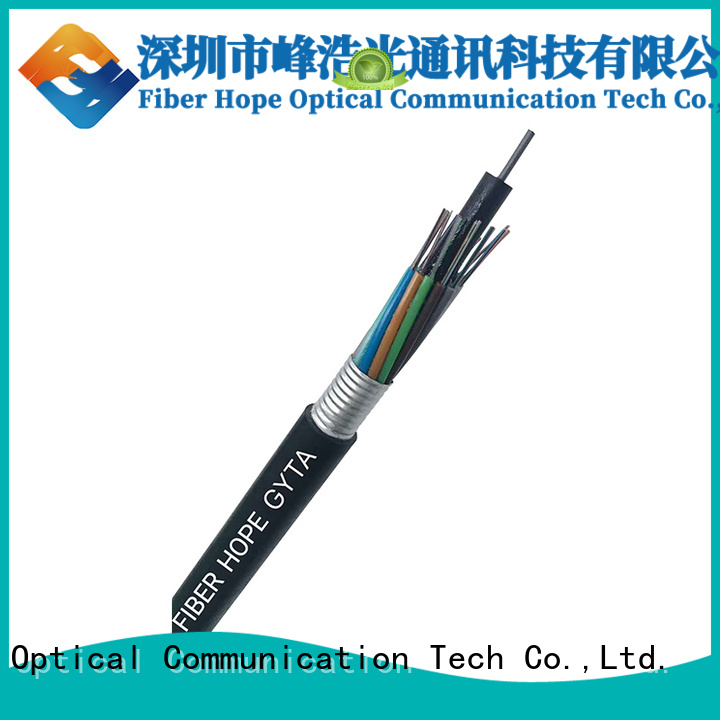 Fiber Hope armored fiber optic cable good for outdoor