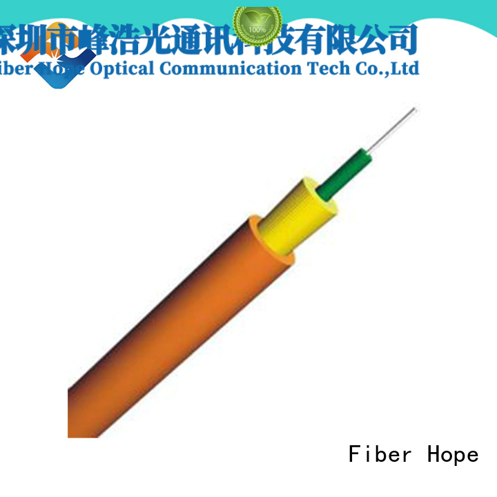 Fiber Hope clear signal indoor cable satisfied with customers for communication equipment