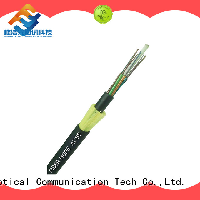 Fiber Hope high performance adss fiber optic cable used for