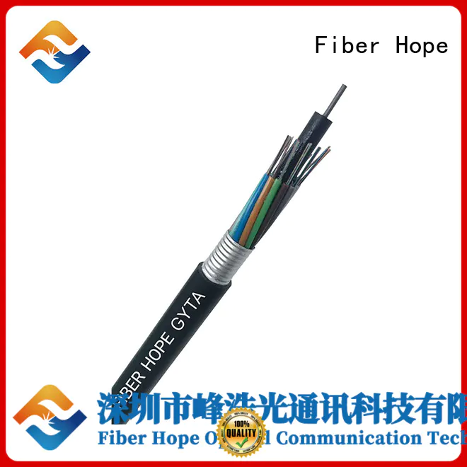 high tensile strength armored fiber optic cable oustanding for outdoor