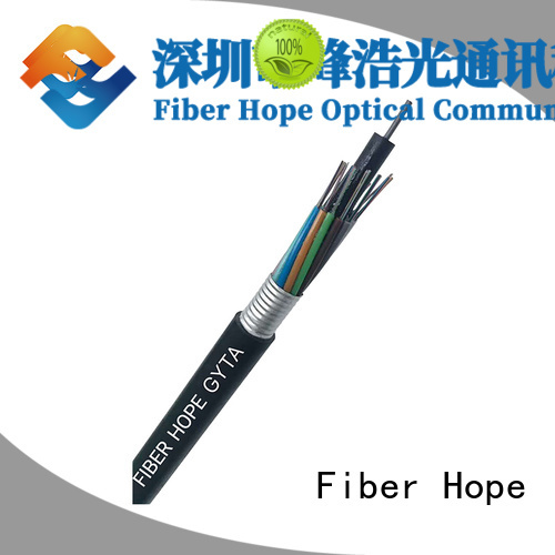 Fiber Hope high tensile strength outdoor fiber cable ideal for outdoor