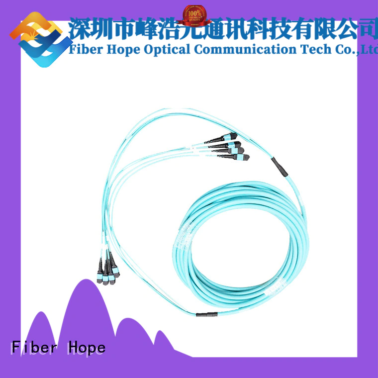 Fiber Hope fiber optic patch cord widely applied for communication systems
