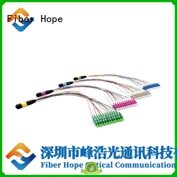 Fiber Hope mpo cable popular with communication systems