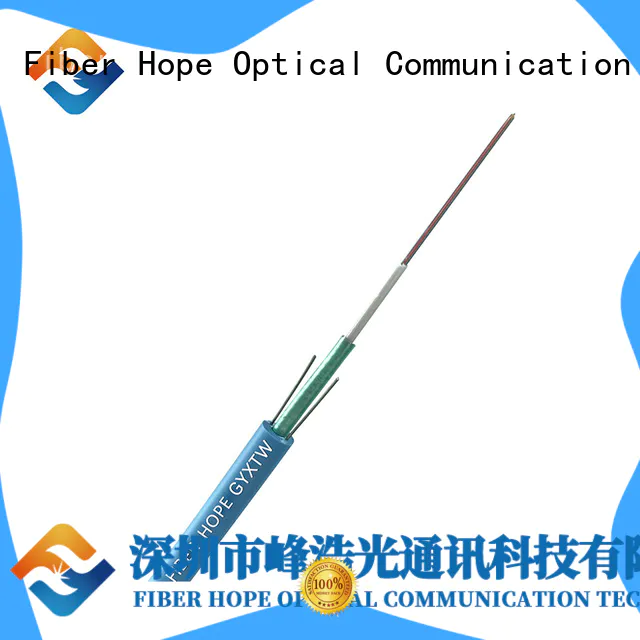 Fiber Hope high tensile strength armored fiber optic cable oustanding for outdoor