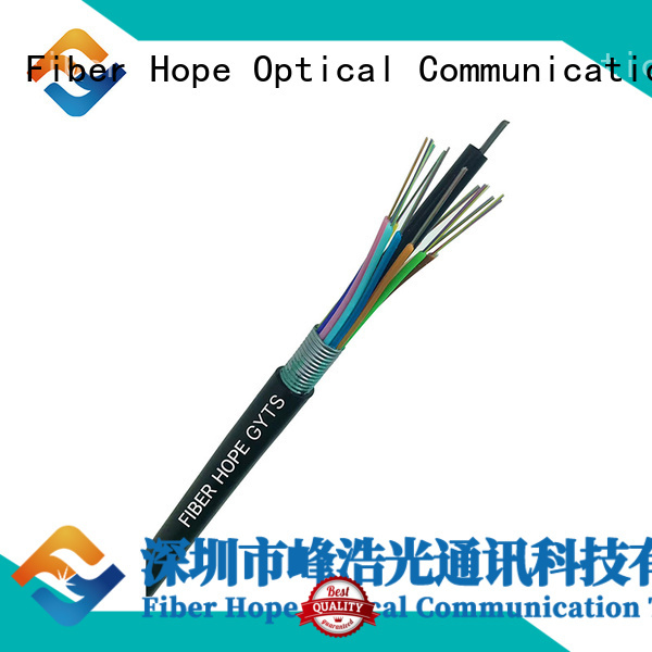 Fiber Hope high tensile strength armored fiber cable best choise for outdoor