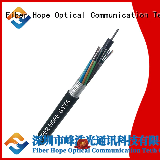 Fiber Hope waterproof fiber cable types good for outdoor