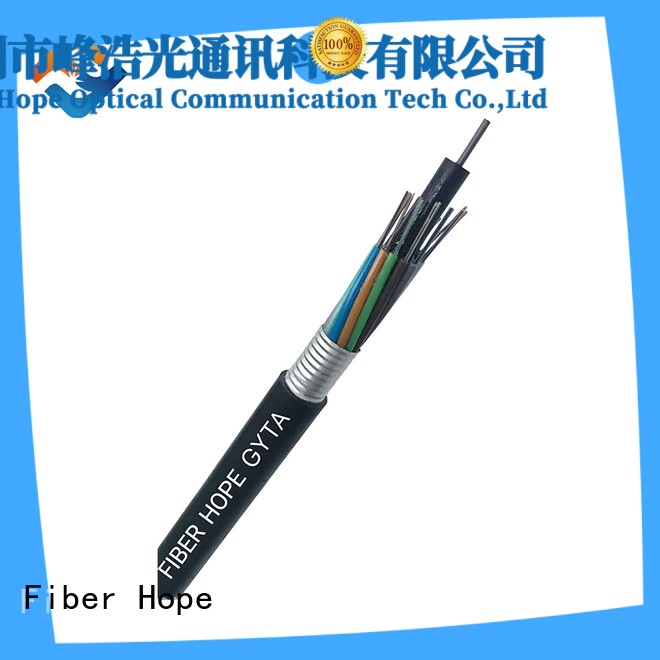 Fiber Hope thick protective layer outdoor fiber cable best choise for networks interconnection