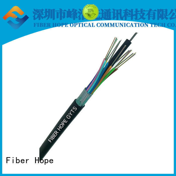 Fiber Hope waterproof armored fiber optic cable oustanding for networks interconnection