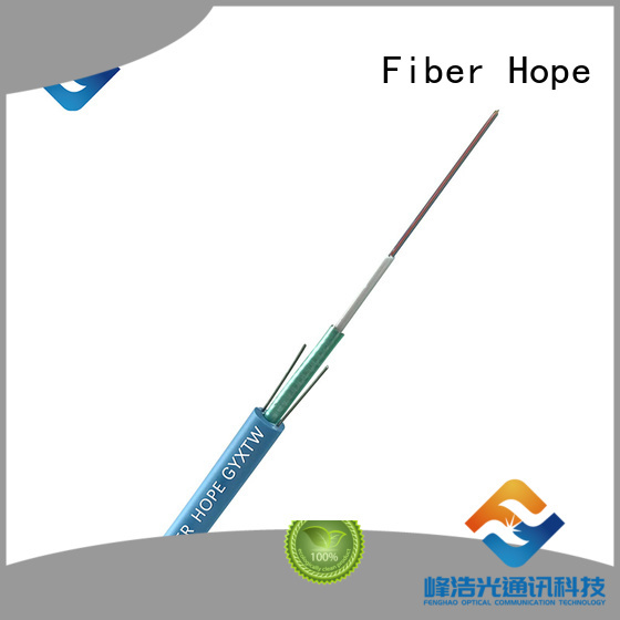 Fiber Hope high tensile strength armored fiber cable oustanding for outdoor