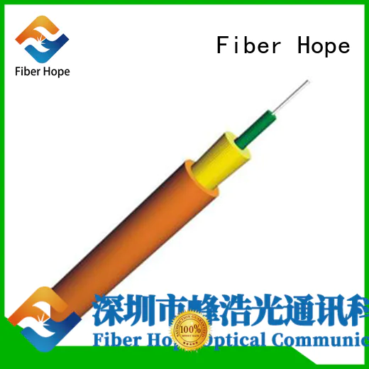Fiber Hope large transmission traffic multimode fiber optic cable excellent for indoor