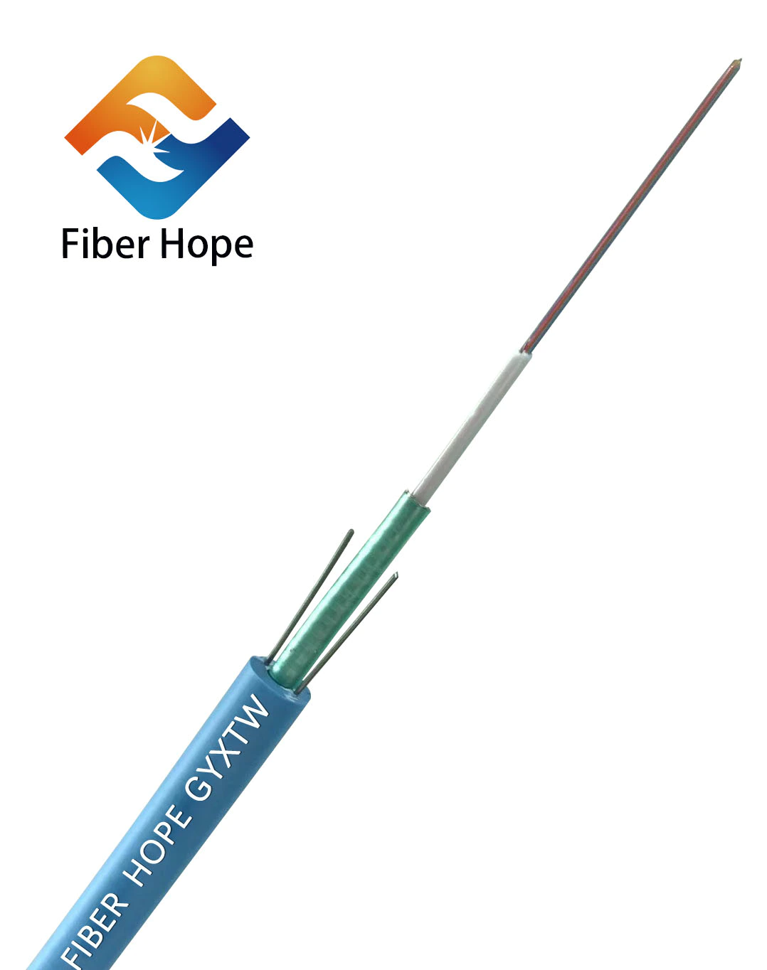 GYXTW  2F-24F outdoor Optical Fiber Cable