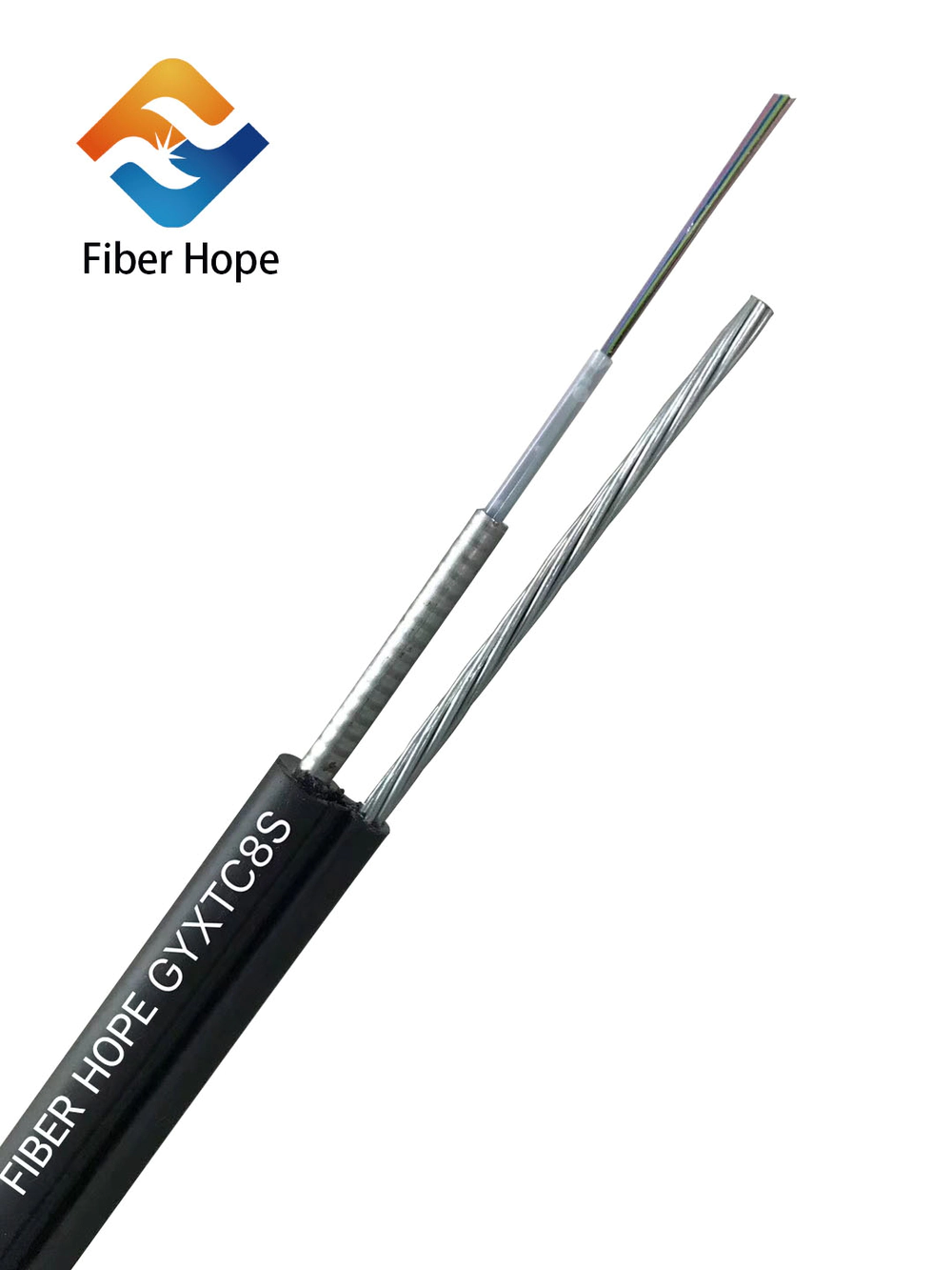 GYXTC8S Armored  2F-24F outdoor  Optical Fiber Cable