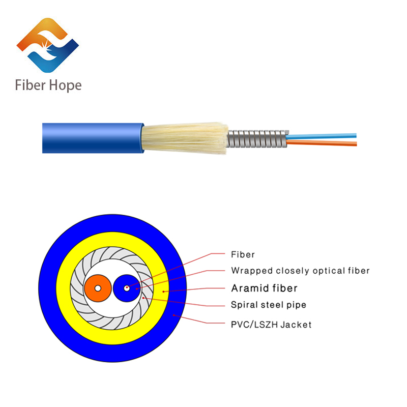 Armored Indoor Optical Fiber Cable GJSFJV