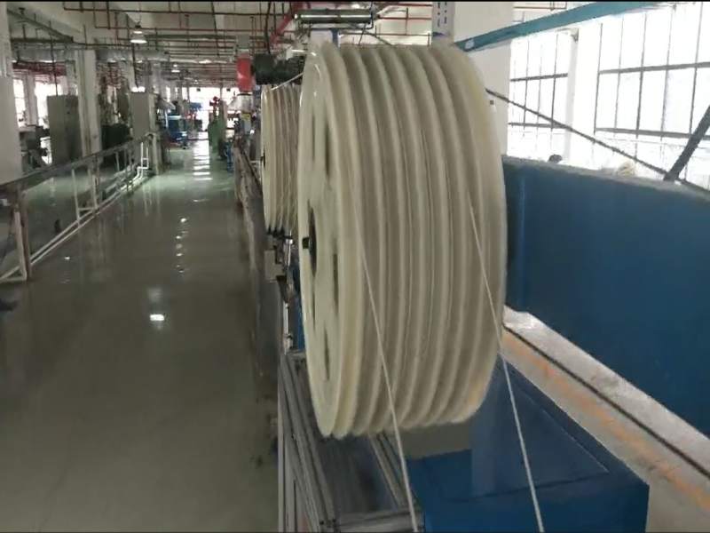 FTTH drop cable production