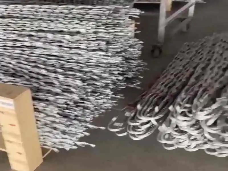Fiber optic cable clamps production
