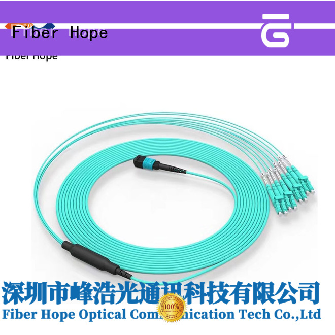 Fiber Hope high performance fiber optic patch cord cost effective communication systems