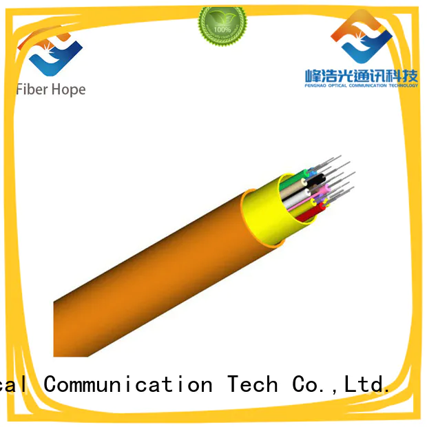 Fiber Hope economical 12 core fiber optic cable satisfied with customers for communication equipment