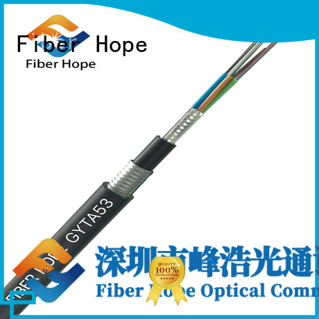 thick protective layer fiber cable types good for networks interconnection