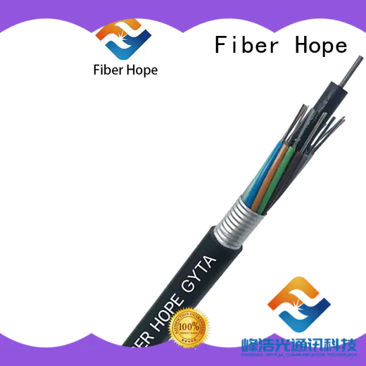 Fiber Hope high tensile strength outdoor fiber patch cable oustanding for networks interconnection