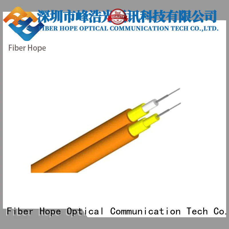 Fiber Hope clear signal 12 core fiber optic cable excellent for communication equipment