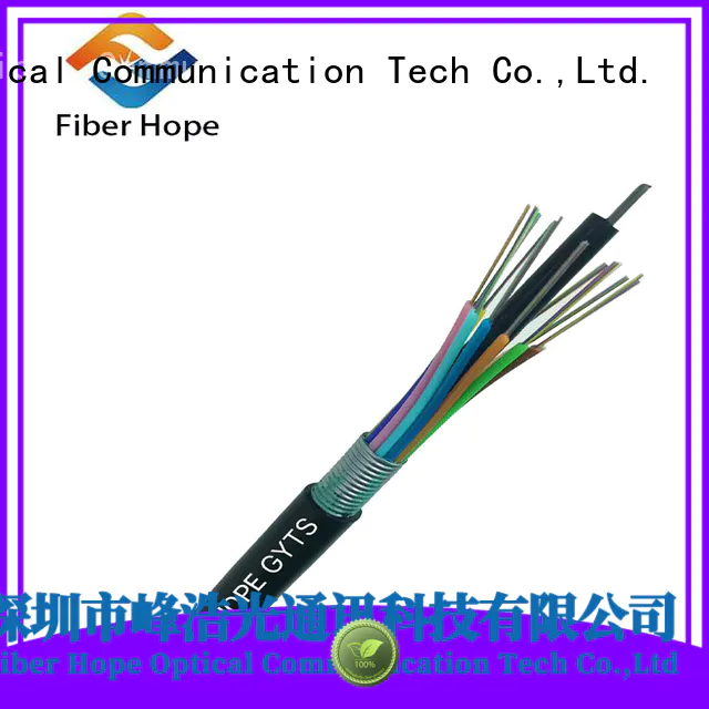 Fiber Hope high tensile strength outdoor fiber cable oustanding for networks interconnection
