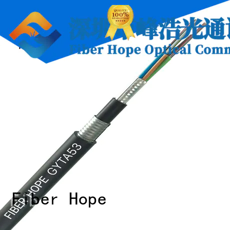 Fiber Hope waterproof armoured cable outdoor oustanding for outdoor