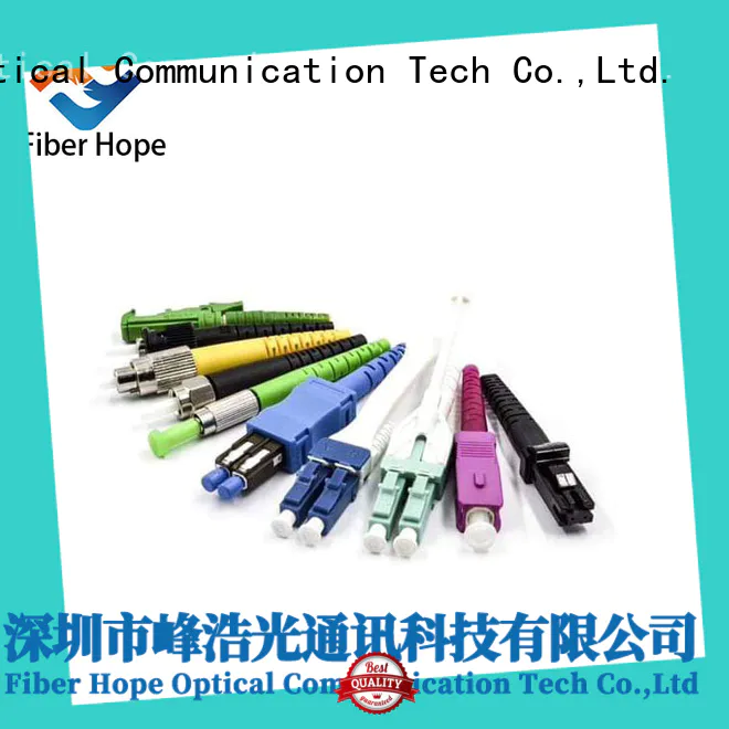 Fiber Hope fiber optic patch cord widely applied for basic industry