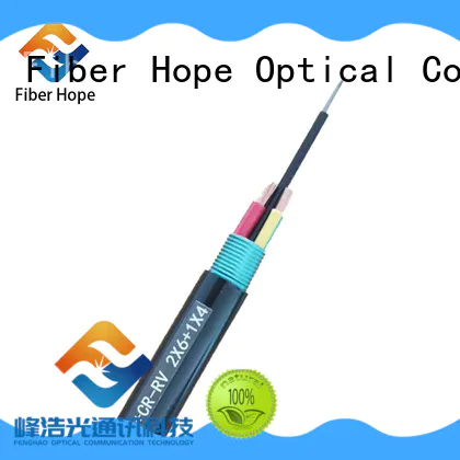 good side pressure resistance composite fiber optic cable ideal for communication system