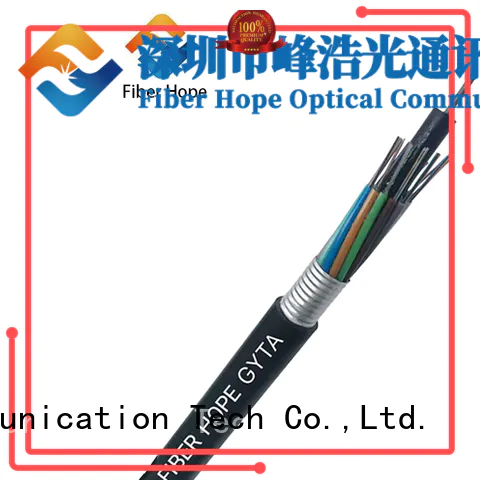 Fiber Hope high tensile strength outdoor fiber cable ideal for outdoor